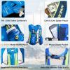 image:imageAzarxis Running Water Bottles Flask BPA Free Leakproof Hydration Vest Packs Waist Belt Replacement for Triathlon Marathon Hiking Cycling Climbing Runner5 Rose Red 55L with a 350ml Soft Flask