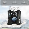image:imageAzarxis Running Water Bottles Flask BPA Free Leakproof Hydration Vest Packs Waist Belt Replacement for Triathlon Marathon Hiking Cycling Climbing Runner2 Grey 7L  350ml White Water Bottle