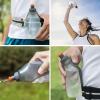 image:imageAzarxis Running Water Bottles Flask BPA Free Leakproof Hydration Vest Packs Waist Belt Replacement for Triathlon Marathon Hiking Cycling Climbing Runner1 250ml  85oz