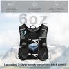 image:imageAzarxis Running Water Bottles Flask BPA Free Leakproof Hydration Vest Packs Waist Belt Replacement for Triathlon Marathon Hiking Cycling Climbing Runner3 Black 7L  Only Running Vest