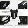 image:imageAzarxis Running Water Bottles Flask BPA Free Leakproof Hydration Vest Packs Waist Belt Replacement for Triathlon Marathon Hiking Cycling Climbing Runner1 Black 7L with a 15L White Water Bladder