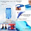 image:imageAzarxis Running Water Bottles Flask BPA Free Leakproof Hydration Vest Packs Waist Belt Replacement for Triathlon Marathon Hiking Cycling Climbing Runner4 Black 5L with a 15L Hydration Bladder