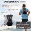 image:imageAzarxis Running Water Bottles Flask BPA Free Leakproof Hydration Vest Packs Waist Belt Replacement for Triathlon Marathon Hiking Cycling Climbing Runner4 Black 5L with a 500ml Soft Flask