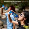 image:imageAzarxis TPU Soft Flask Collapsible Water Bottle Running Folding Gel Water Reservoir Handheld for Hydration Pack Hiking Cycling Climbing Jogging Marathon Trail Race01 Blue  500 ml  2pack