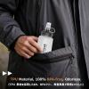 image:imageAzarxis TPU Soft Flask Collapsible Water Bottle Running Folding Gel Water Reservoir Handheld for Hydration Pack Hiking Cycling Climbing Jogging Marathon Trail Race04 White  500ml  2pack