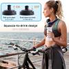 image:imageAzarxis TPU Soft Flask Collapsible Water Bottle Running Folding Gel Water Reservoir Handheld for Hydration Pack Hiking Cycling Climbing Jogging Marathon Trail Race06 White  600ml  1pack