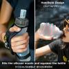 image:imageAzarxis TPU Soft Flask Collapsible Water Bottle Running Folding Gel Water Reservoir Handheld for Hydration Pack Hiking Cycling Climbing Jogging Marathon Trail Race03 Transparent  420ml with Adjustable Handstrap