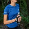 image:imageAzarxis TPU Soft Flask Collapsible Water Bottle Running Folding Gel Water Reservoir Handheld for Hydration Pack Hiking Cycling Climbing Jogging Marathon Trail Race03 Transparent  420ml with Adjustable Handstrap