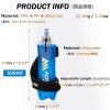 image:imageAzarxis TPU Soft Flask Collapsible Water Bottle Running Folding Gel Water Reservoir Handheld for Hydration Pack Hiking Cycling Climbing Jogging Marathon Trail Race03 Blue  500ml with Adjustable Handstrap