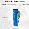 image:imageAzarxis TPU Soft Flask Collapsible Water Bottle Running Folding Gel Water Reservoir Handheld for Hydration Pack Hiking Cycling Climbing Jogging Marathon Trail Race01 Black Handheld Bottle Carrier  Bottle Not Included