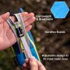 image:imageAzarxis TPU Soft Flask Collapsible Water Bottle Running Folding Gel Water Reservoir Handheld for Hydration Pack Hiking Cycling Climbing Jogging Marathon Trail Race01 Black Handheld Bottle Carrier  Bottle Not Included