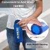 image:imageAzarxis TPU Soft Flask Collapsible Water Bottles BPAFree 250ml 350ml 500ml 600ml for Hydration Vest Pack Running Hiking Cycling Climbing350ml  1183oz with Speed Straw
