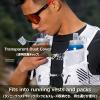 image:imageAzarxis TPU Soft Flask Collapsible Water Bottles BPAFree 250ml 350ml 500ml 600ml for Hydration Vest Pack Running Hiking Cycling Climbing500ml  1 Pack