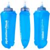 image:imageAzarxis TPU Soft Flask Collapsible Water Bottles BPAFree 250ml 350ml 500ml 600ml for Hydration Vest Pack Running Hiking Cycling Climbing500ml  169oz  2 Pack  Blue