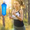 image:imageAzarxis TPU Soft Flask Collapsible Water Bottles BPAFree 250ml 350ml 500ml 600ml for Hydration Vest Pack Running Hiking Cycling Climbing500ml  169oz  2 Pack  Blue