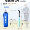 image:imageAzarxis TPU Soft Flask Collapsible Water Bottles BPAFree 250ml 350ml 500ml 600ml for Hydration Vest Pack Running Hiking Cycling Climbing500ml  169oz with Speed Straw  2 Pack