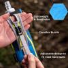 image:imageAzarxis TPU Soft Flask Collapsible Water Bottles BPAFree 250ml 350ml 500ml 600ml for Hydration Vest Pack Running Hiking Cycling ClimbingA  Black 500ml Handheld Bottle