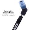 image:imageAzarxis TPU Soft Flask Collapsible Water Bottles BPAFree 250ml 350ml 500ml 600ml for Hydration Vest Pack Running Hiking Cycling ClimbingStraw for 250ml 500ml Water Bottle