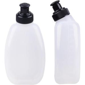 image:imageAzarxis Running Water Bottles Flask BPA Free Leakproof Hydration Vest Packs Waist Belt Replacement for Triathlon Marathon Hiking Cycling Climbing Runner1 280ml  95oz  2 Pack