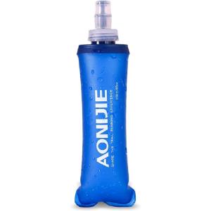 image:imageAzarxis TPU Soft Flask Collapsible Water Bottles BPAFree 250ml 350ml 500ml 600ml for Hydration Vest Pack Running Hiking Cycling Climbing250ml  845oz