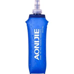 image:imageAzarxis TPU Soft Flask Collapsible Water Bottles BPAFree 250ml 350ml 500ml 600ml for Hydration Vest Pack Running Hiking Cycling Climbing500ml  169oz
