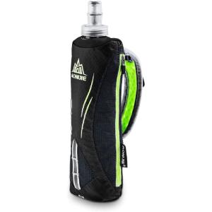 image:imageAzarxis TPU Soft Flask Collapsible Water Bottles BPAFree 250ml 350ml 500ml 600ml for Hydration Vest Pack Running Hiking Cycling ClimbingA  Blue 500ml Handheld Bottle