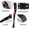 image:imageAzarxis Aluminium Alloy Adjustable Height Rear Bicycle Kickstand for 24  28 Mountain Bike 700 Road Bike BMX MTB Black