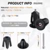 image:imageAzarxis Bicycle Bar End Plugs Aluminum Bike Handlebar Cap for Road Bike Mountain Bike BMX MTB Fixie01 Red  233mm  2 Pack