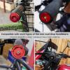 image:imageAzarxis Bicycle Bar End Plugs Aluminum Bike Handlebar Cap for Road Bike Mountain Bike BMX MTB Fixie01 Red  233mm  2 Pack
