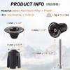 image:imageAzarxis Bicycle Bar End Plugs Aluminum Bike Handlebar Cap for Road Bike Mountain Bike BMX MTB Fixie02 Black  26mm  2 Pack