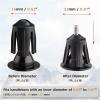 image:imageAzarxis Bicycle Bar End Plugs Aluminum Bike Handlebar Cap for Road Bike Mountain Bike BMX MTB Fixie02 Black  26mm  2 Pack