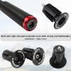 image:imageAzarxis Bicycle Bar End Plugs Aluminum Bike Handlebar Cap for Road Bike Mountain Bike BMX MTB Fixie02 Black  26mm  2 Pack