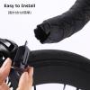 image:imageAzarxis Bicycle Bar End Plugs Aluminum Bike Handlebar Cap for Road Bike Mountain Bike BMX MTB Fixie02 Titanium  26mm  2 Pack