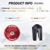 image:imageAzarxis Bicycle Bar End Plugs Aluminum Bike Handlebar Cap for Road Bike Mountain Bike BMX MTB Fixie03 Black  235mm  2 Pack
