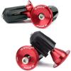 image:imageAzarxis Bicycle Bar End Plugs Aluminum Bike Handlebar Cap for Road Bike Mountain Bike BMX MTB Fixie03 Black  235mm  2 Pack