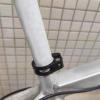 image:imageAzarxis Bike Seat Post Clamp Aluminum Alloy Quick Release Bicycle Seatpost Tube Tightener Clip 286mm 318mm 349mm for Mountain Road Fixie Track Folding DH MTB BMX Bikes GearBlue