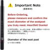 image:imageAzarxis Bike Seatpost 254mm 272mm 286mm 304mm 308mm 316mm x 350mm Bicycle Seat Post Aluminum Alloy Seat Tube MTB BMX Saddle Pole for Mountain Bike Road Bike Fixed Gear01 Black