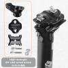 image:imageAzarxis Bike Seatpost 254mm 272mm 286mm 304mm 308mm 316mm x 350mm Bicycle Seat Post Aluminum Alloy Seat Tube MTB BMX Saddle Pole for Mountain Bike Road Bike Fixed Gear06 Black
