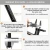 image:imageAzarxis Bike Seatpost 254mm 272mm 286mm 304mm 308mm 316mm x 350mm Bicycle Seat Post Aluminum Alloy Seat Tube MTB BMX Saddle Pole for Mountain Bike Road Bike Fixed Gear07 Black