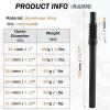 image:imageAzarxis Bike Seatpost 254mm 272mm 286mm 304mm 308mm 316mm x 350mm Bicycle Seat Post Aluminum Alloy Seat Tube MTB BMX Saddle Pole for Mountain Bike Road Bike Fixed Gear03 Black