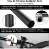 image:imageAzarxis Bike Seatpost 254mm 272mm 286mm 304mm 308mm 316mm x 350mm Bicycle Seat Post Aluminum Alloy Seat Tube MTB BMX Saddle Pole for Mountain Bike Road Bike Fixed Gear02 Black