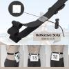 image:imageAzarxis Race Number Bib Belt with 6 Storage Loops Adjustable Elastic Webbing for Men Women Runners Running Jogging Triathlon Marathon Trail Race Cycling2 Black