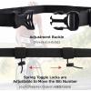 image:imageAzarxis Race Number Bib Belt with 6 Storage Loops Adjustable Elastic Webbing for Men Women Runners Running Jogging Triathlon Marathon Trail Race Cycling1 Black