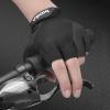 image:imageAzarxis Skeleton Gloves Adjustable Lightweight Racing Skull Sports Work Bone Gloves AntiSlip Breathable for Men amp Women Motorcycle Cycling Biking Workout5 Black  Half Finger  Thicken Palm