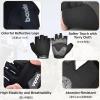 image:imageAzarxis Skeleton Gloves Adjustable Lightweight Racing Skull Sports Work Bone Gloves AntiSlip Breathable for Men amp Women Motorcycle Cycling Biking Workout5 Black  Half Finger  Thicken Palm