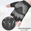 image:imageAzarxis Skeleton Gloves Adjustable Lightweight Racing Skull Sports Work Bone Gloves AntiSlip Breathable for Men amp Women Motorcycle Cycling Biking Workout5 Black  Half Finger  Thicken Palm