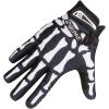 image:imageAzarxis Skeleton Gloves Adjustable Lightweight Racing Skull Sports Work Bone Gloves AntiSlip Breathable for Men amp Women Motorcycle Cycling Biking Workout1 Black  Full Finger  Skeleton Pattern