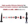 image:imageAzarxis Tubeless Presta Valve Stem 40mm 60mm Bike Super Light Aluminum Alloy Black  40mm  2 Pack