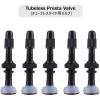 image:imageAzarxis Tubeless Presta Valve Stem 40mm 60mm Bike Super Light Aluminum Alloy Black  40mm  2 Pack