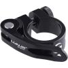 image:imageAzarxis Bike Seat Post Clamp Aluminum Alloy Quick Release Bicycle Seatpost Tube Tightener Clip 286mm 318mm 349mm for Mountain Road Fixie Track Folding DH MTB BMX Bikes Gear1 Black  Quick Release